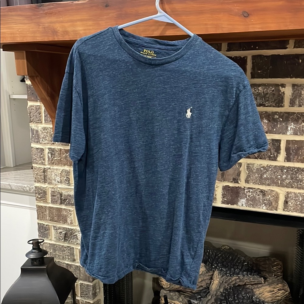 Polo by Ralph Lauren Men's Blue T-Shirt